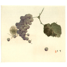 Watanabe Seiteiによる浮世絵「Mouse and Grapes」