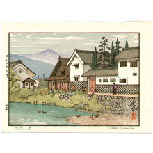 Yoshida Toshi, 吉田遠志 (Yoshida Toshi)による浮世絵「Matsumoto」