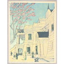 Japanischer Druck "Hongan Temple - 100 Views of Great Tokyo in Showa" von Koizumi Kishio
