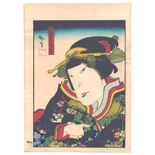 Utagawa Hirosada, 歌川広貞 (Utagawa Hirosada)创作的日本版画《Kabuki》