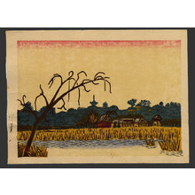 Maeda Masao, 前田政雄 (Maeda Masao)创作的日本版画《Landscape》