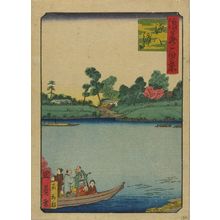 Utagawa Kunikazu, 歌川国員 (KUNIKAZU)による浮世絵「Gempachi Ferry, from」