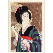 Torii Kotondo, 鳥居言人 (Torii Kotondo (鳥居言人))による浮世絵「Ame- Rain — 雨」