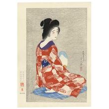 Torii Kotondo, 鳥居言人 (Torii Kotondo (鳥居言人))による浮世絵「Nagajuban- Long Undergarment — 長襦袢」