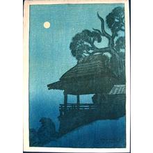 Ito Shinsui, 伊東深水 (Shinsui Ito (伊東深水))创作的日本版画《Ishiyamadera》