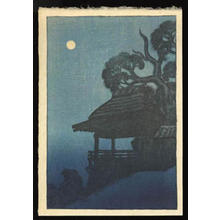 Ito Shinsui, 伊東深水 (Shinsui Ito (伊東深水))创作的日本版画《Ishiyamadera》