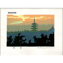 Kobatake, Massakiによる浮世絵「Distant Landscape」