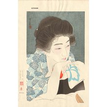 Torii, Kotondoによる浮世絵「12 Aspects of Women, Morning Hair」